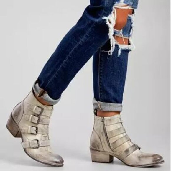 Roan by Bed Stu Zoey Leather Ankle Boot, Size 10 - Picture 1 of 13